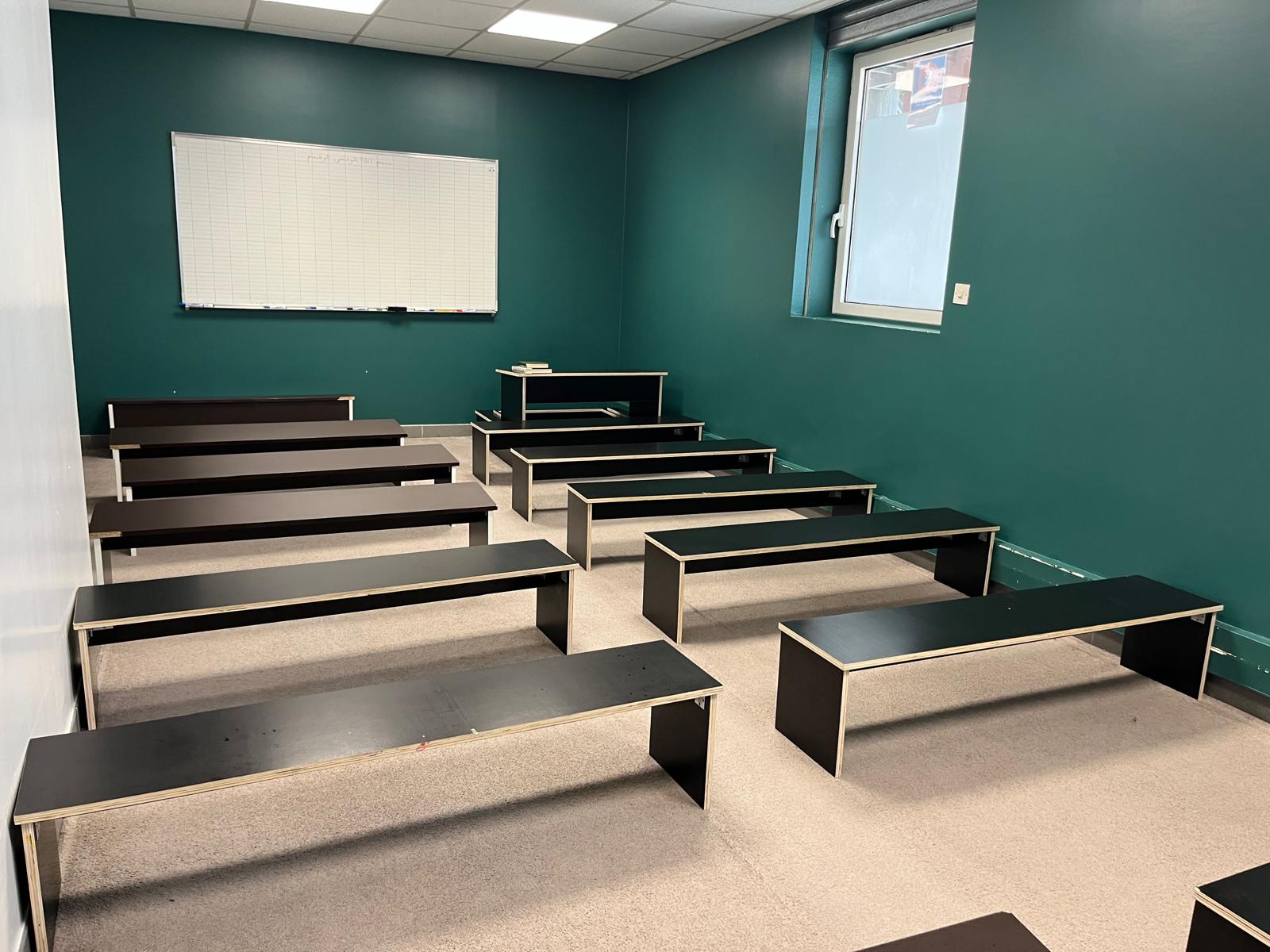 Salle de cours de l'Institut Amana à Lille
